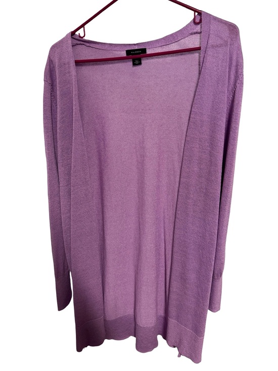 Halogen Sweaters - Halogen Open-Front Lightweight Cardigan - Lavender